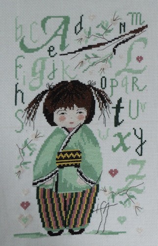 Broderie point croix - broderie, de