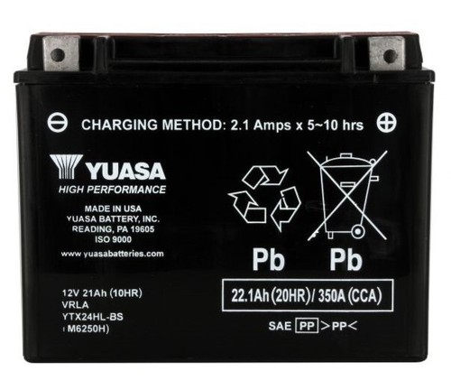 Yuasa ytx24hl honda 1500 - ytx24hl-bs,