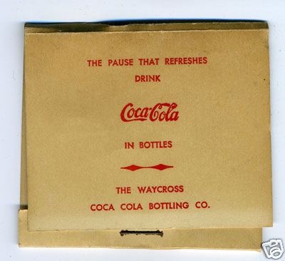 1950 coca cola emory board - coca,