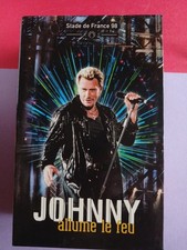 CASSETTE VHS X2  COFFRET JOHNNY HALLYDAY ALLUME LE FEU STADE DE FRANCE 98
