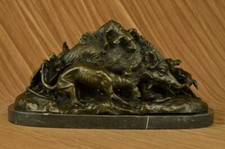 Bronze groupe chien - groupe,