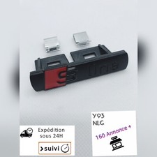 Logo S LINE Calandre Noir Mate