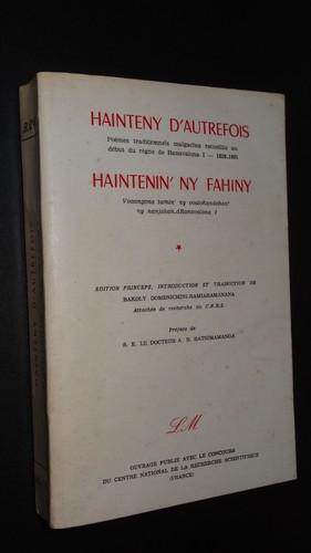 Hainteny autrefois poèmes - d'autrefois,