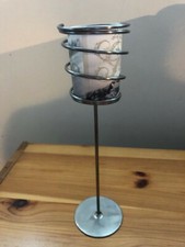 bougeoir avec verre décoratif
