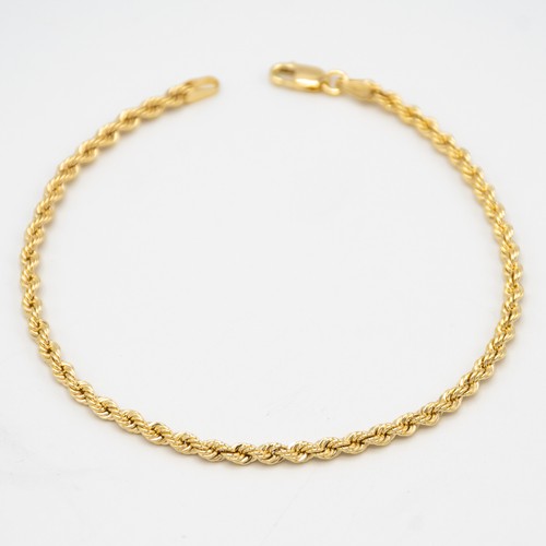 Bracelet jaune 9 carats - jaune,