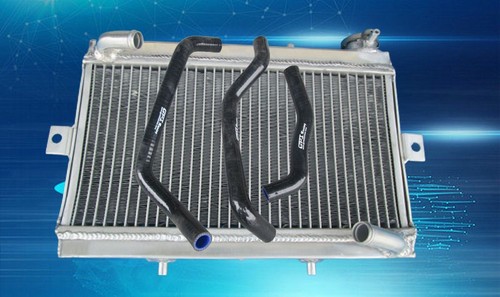 Aluminum radiator black - aluminum, radiator+black