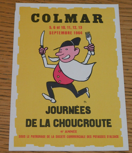 Colmar 1964 vintage - vintage, affichette