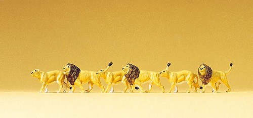 Ensemble figurines lions - de,
