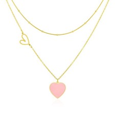 Collier en forme de cœur