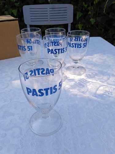 Verres pastis ballon à - à,