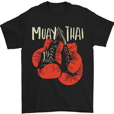 Gants De Boxe Muay Thai MMA T-Shirt Pour Hommes 100% Coton
