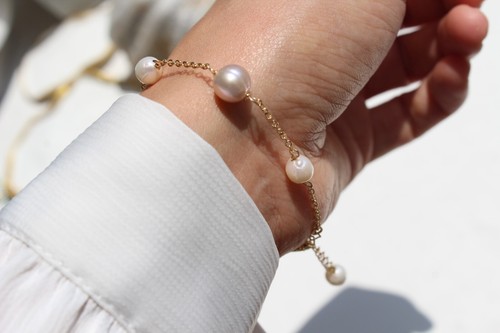 Bracelet délicat perles - en, de