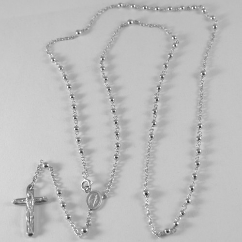 Collier chapelet blanc 750 - chapelet,