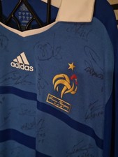 Maillot Porte France Uruguay Football Match Worn Jeremy Toulalan  Autographed 