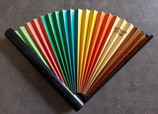 Vintage: bel éventail publicitaire Nuancier L'ORÉAL Les Harmonies Naturelles C68