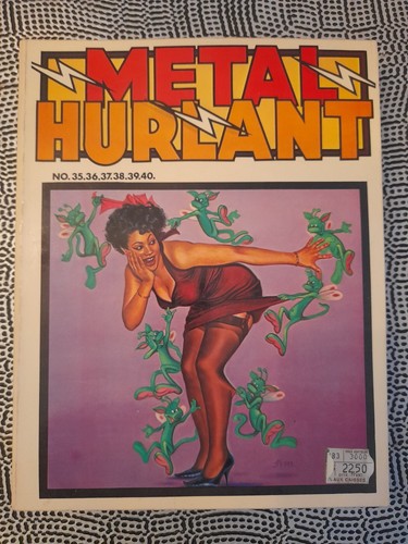 Rare reliure metal hurlant - reliure, n°
