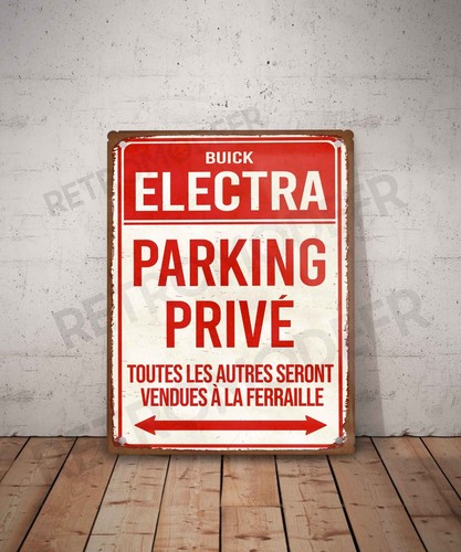 Plaque métal vintage buick - métal,
