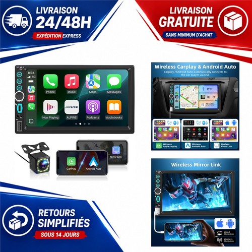 Autoradio din pouces gps - 7,