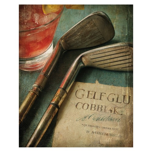Affiche nature morte clubs - affiche,