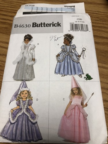 Butterick 4630 child princess - butterick,