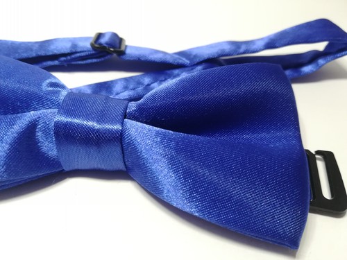 Noeud papillon 10x5 bleu - papillon, pour