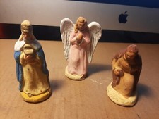 lot de 3 santons chave - H 9