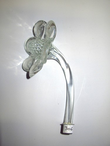 Fleur ancienne verre - 1,