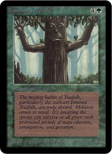 Magic mtg ironroot treefolk - -,