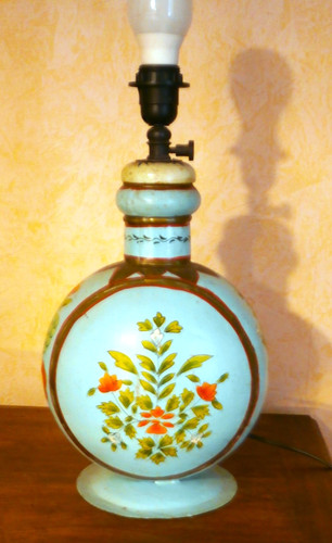 Pied lampe métal - en, peint