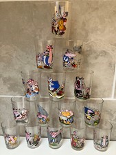 Asterix - verres moutarde Amora 1968 ou sans date + variante couleur