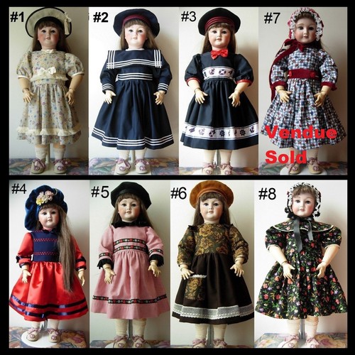 Robe poupée ancienne - robe,