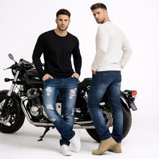 Jeans Homme Coupe Ajustée
