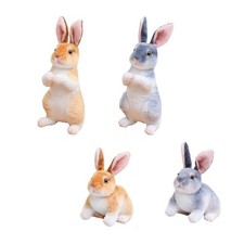 Mignon lapin en peluche