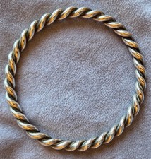 Bracelet argent massif jonc