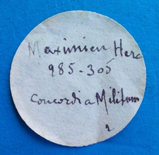 Maximianus pseudo aurelianus CONCORDIA MILITVM Cyzicus , vieille collection