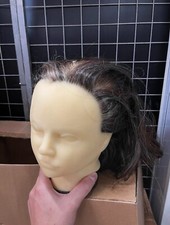 Tête à coiffer professionnelle 100% cheveu naturel - Pour apprendre la coiffure