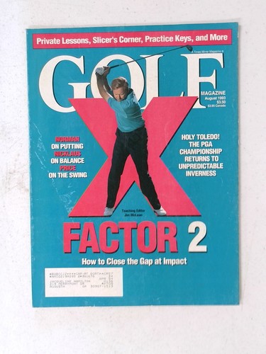 Golf magazine august 1993 - golf,