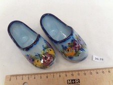 Anciens sabots en faïence de Vestal Alcobaça Portugal (DE38)