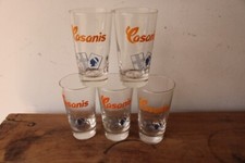 5 VERRES CASANIS  PETIT FORMAT 8,5 cm
