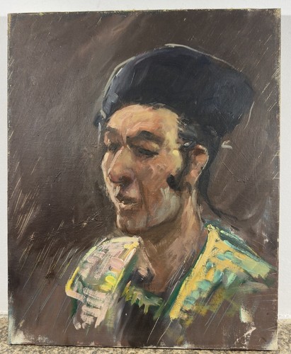 Huile sur toile portrait - sur,