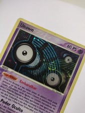Carte Pokémon Unown (Zarbi) 1/28 60PS Holo - Rare Espagnol 2006