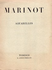 MAURICE MARINOT - CATALOGUE EXPOSITION GALERIE TEDESCO PARIS 1945