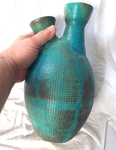 Vase céramique raku - en,