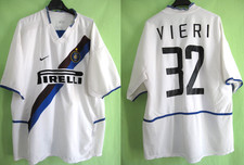 Maillot Inter Milan 2002 Vieri #32 Pirelli Nike Vintage Oldschool Jersey - XL