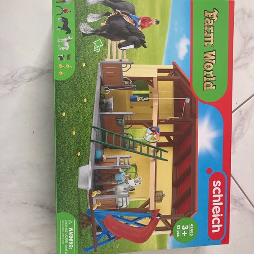 Schleich écurie farm world - écurie,