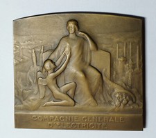 Plaque médaille compagnie - plaque, médaille,
