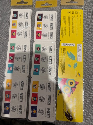 Carnet timbres neufs - 3x,