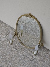 MIROIR VINTAGE A NOEUD AVEC APPLIQUES