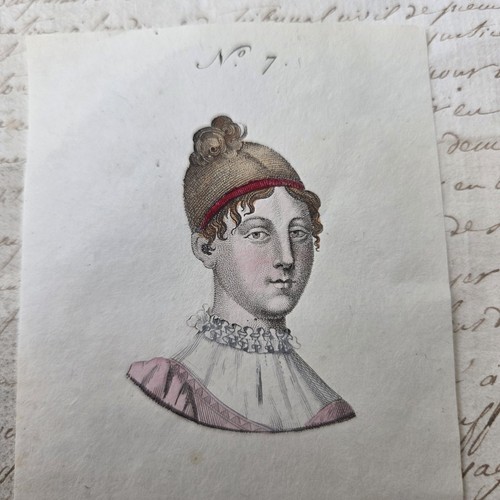 Gravure ancienne portrait - ancienne,