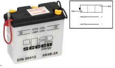batterie moto 6v 4ah SUZUKI RV